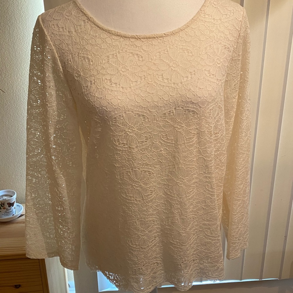 LOFT Lace Blouse